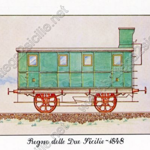 POSTER STAMPA STRADA DI FERRO DEL BAYARD TERZA CLASSE FERROVIA NAPOLI PORTICI