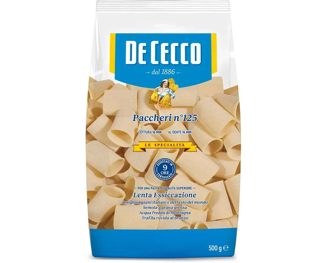DE CECCO PACCHERI N. 125 500 GR - immagine 2