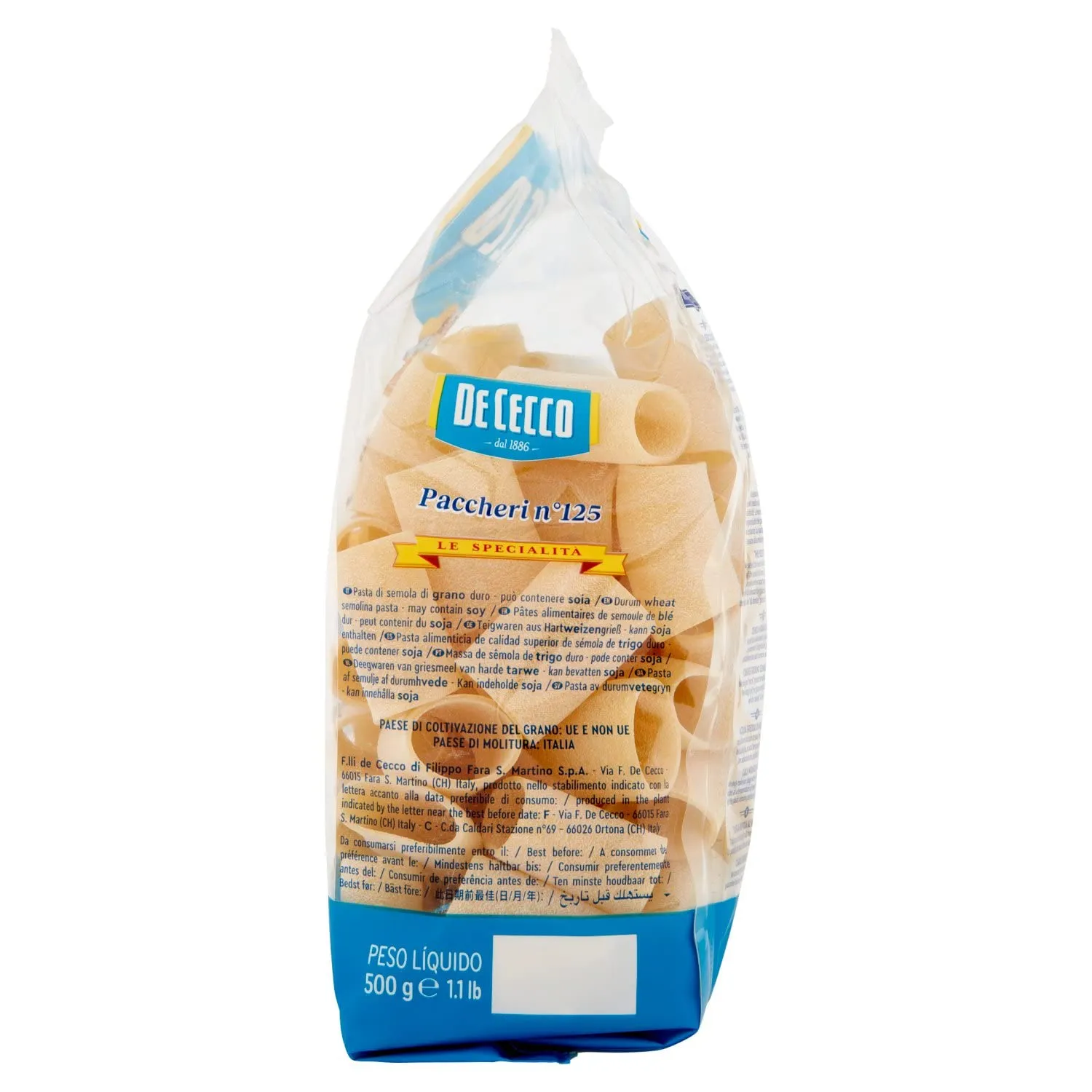 DE CECCO PACCHERI N. 125 500 GR - immagine 4
