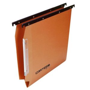 Cartella sospesa Cartesio – armadio – interasse 33 cm – fondo V – 32,6×28 cm – arancio – Bertesi
