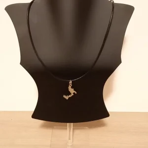 COLLANA MAPPA SUD TIPO ARGENTO UNISEX
