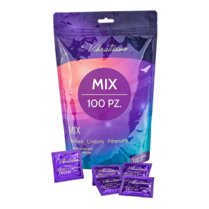 Mix Profilattici condoms | 100 pezzi Vibratissimo [IL PIU’ VENDUTO]