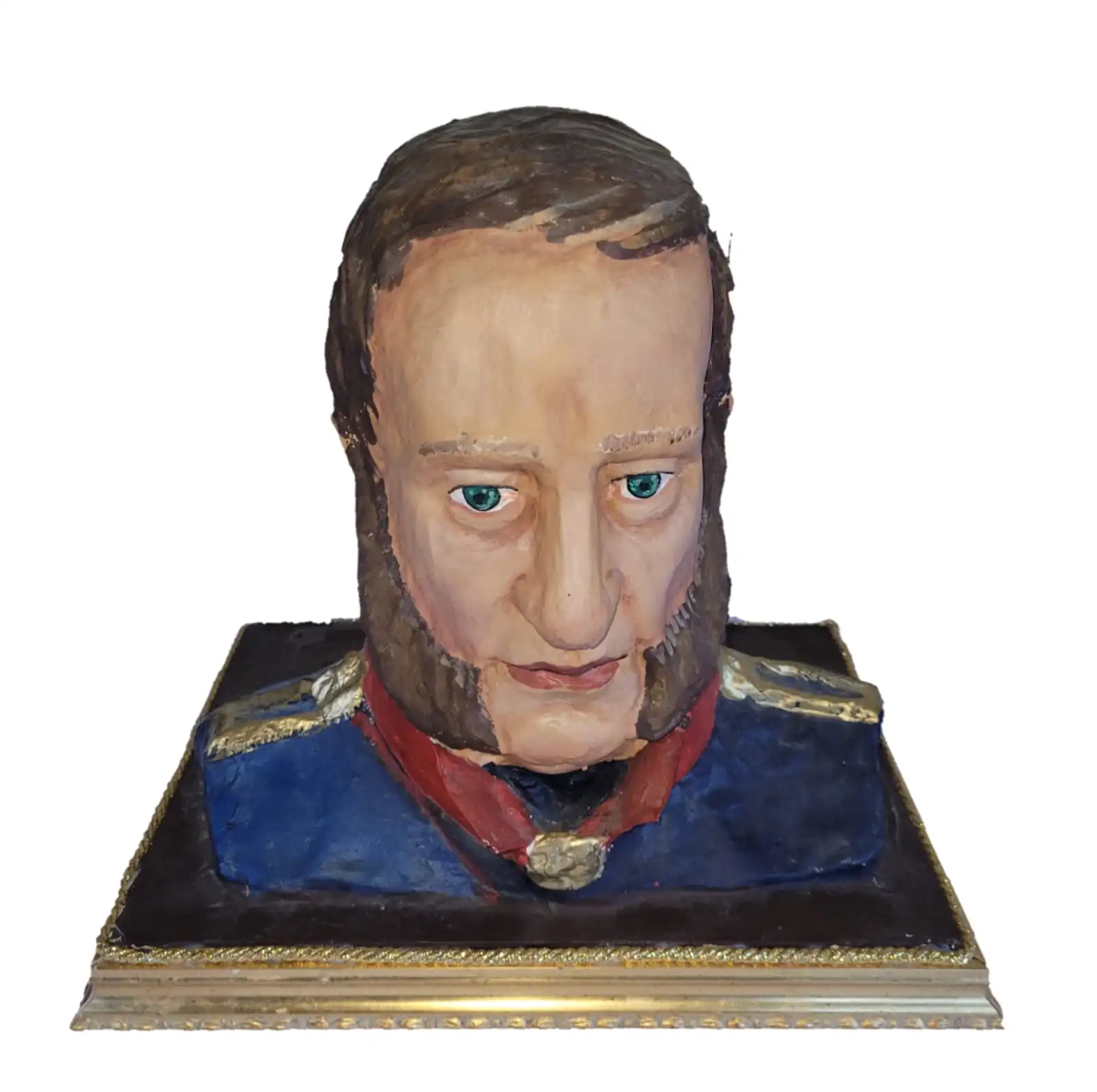 MEZZOBUSTO IN CARTAPESTA NOLANA DI SUA MAESTA’ FRANCESCO I DI BORBONE (SPEDIZIONE GRATUITA ESCL. ISOLE)