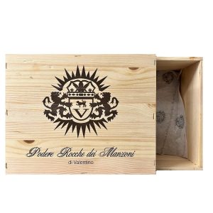 Cassetta in Legno da 6 Vuota Podere Rocche dei Manzoni Valentino