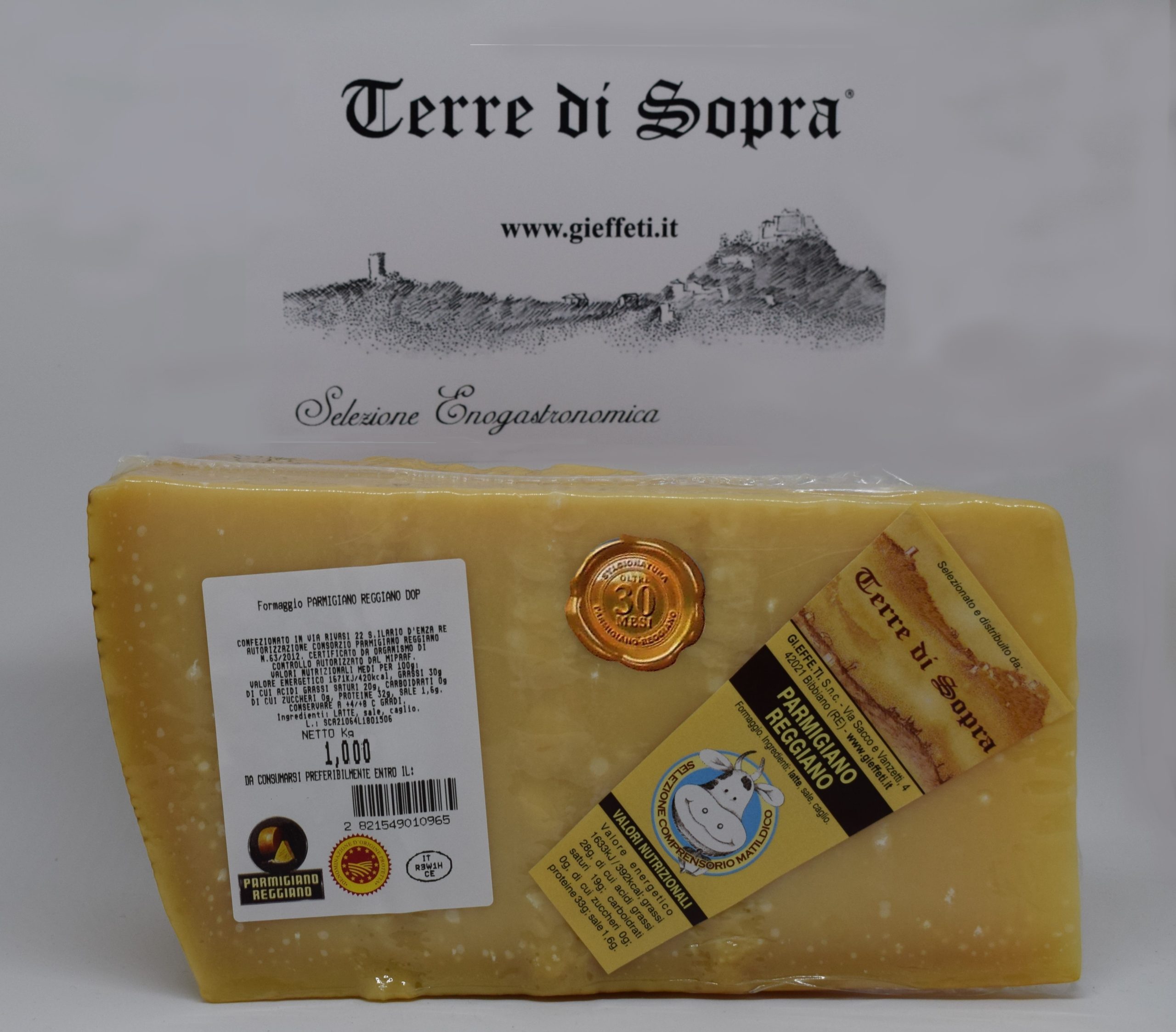 Parmigiano Reggiano oltre 30 mesi kg. 1 ca. Terre di Sopra - immagine 2