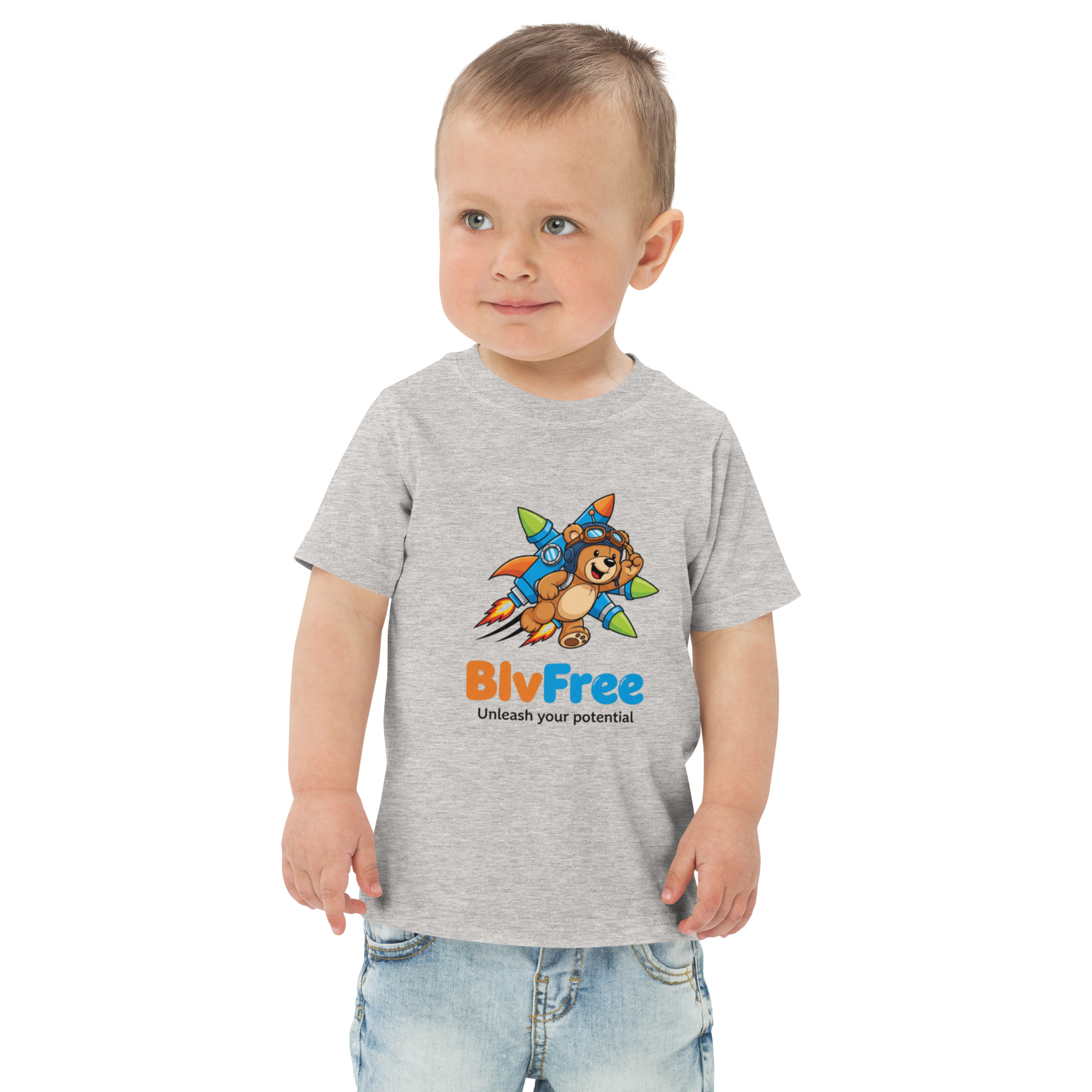BlvFree “Positive Brand” Sii sempre te stesso | Maglietta in jersey per bambini - immagine 8