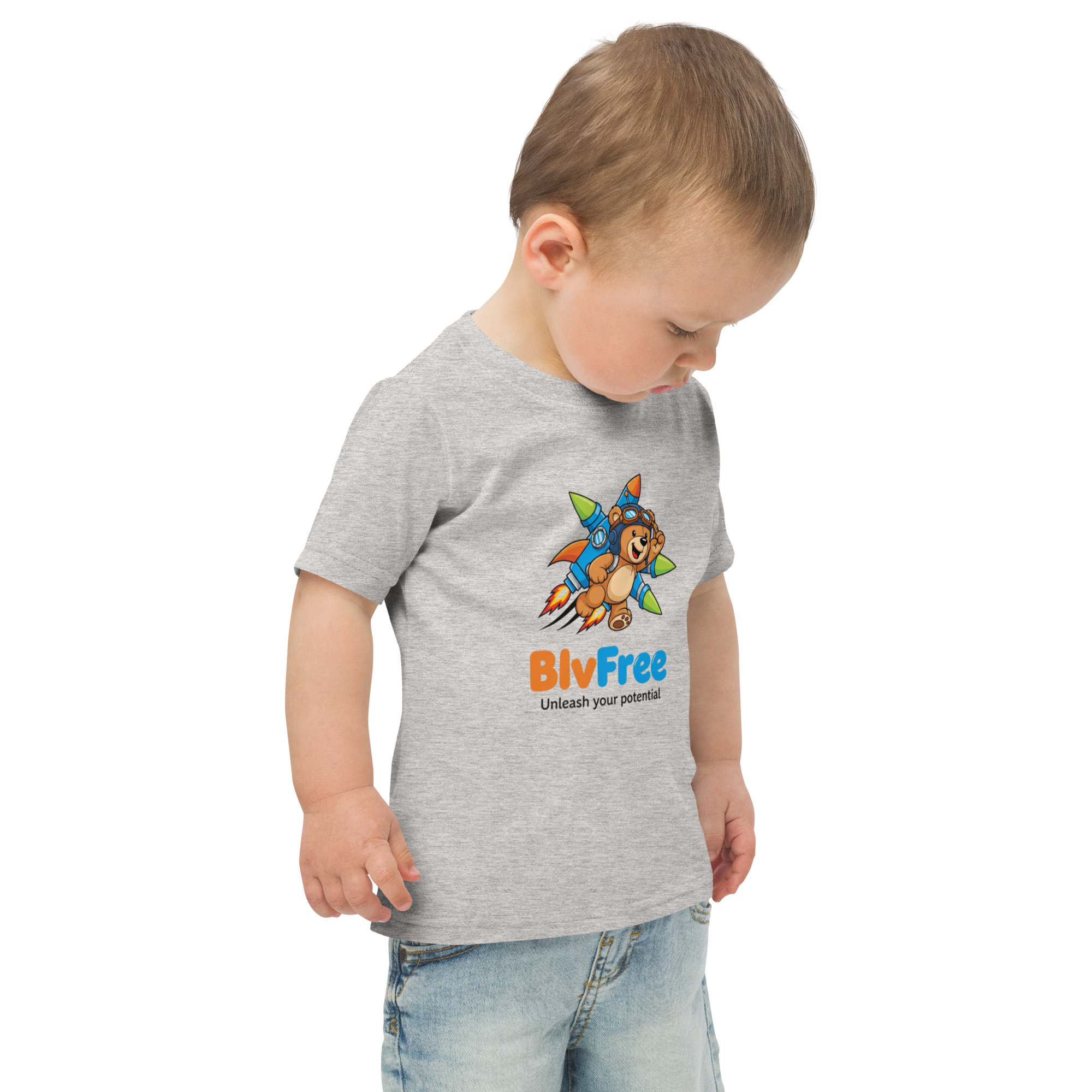 BlvFree “Positive Brand” Sii sempre te stesso | Maglietta in jersey per bambini - immagine 9