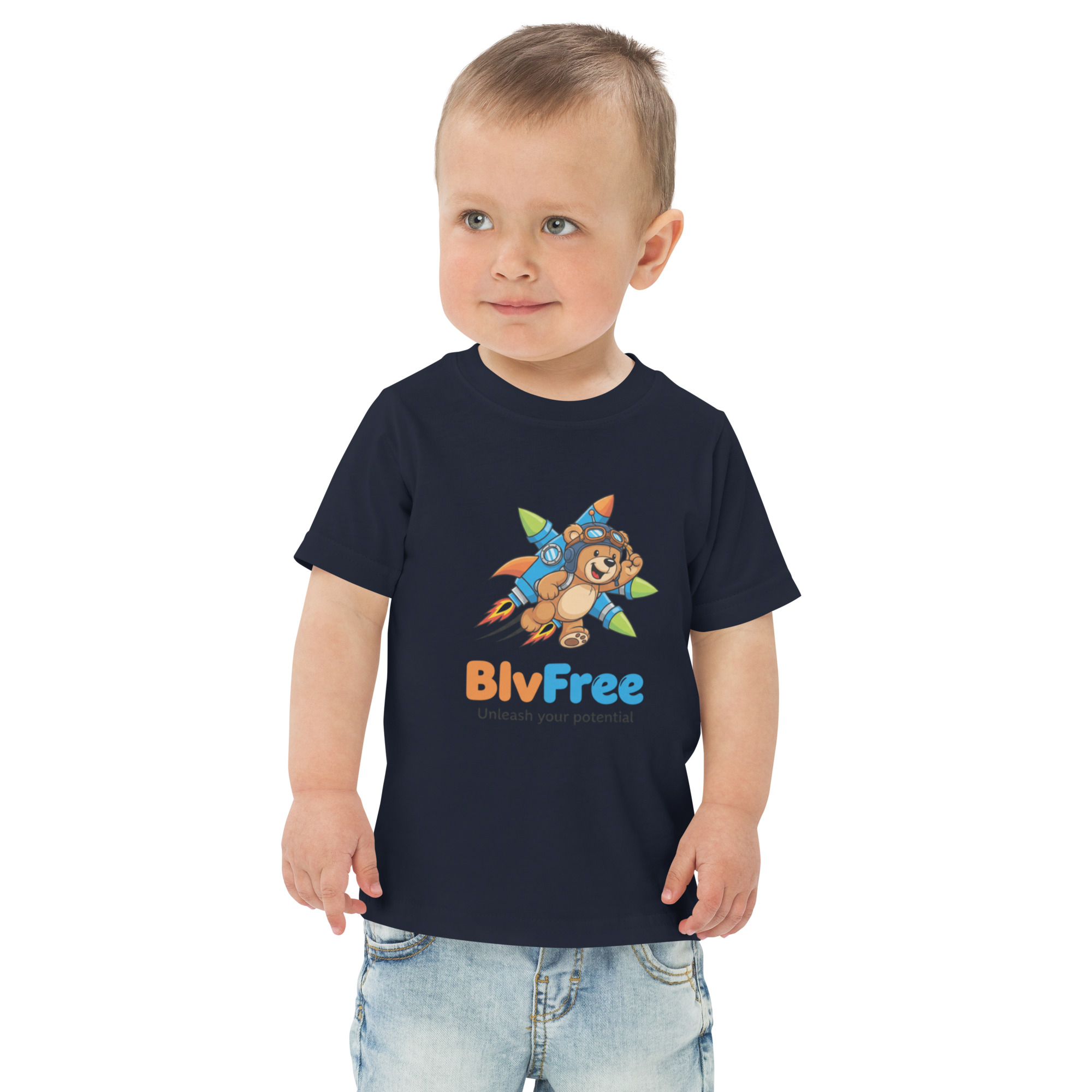 BlvFree “Positive Brand” Sii sempre te stesso | Maglietta in jersey per bambini - immagine 5