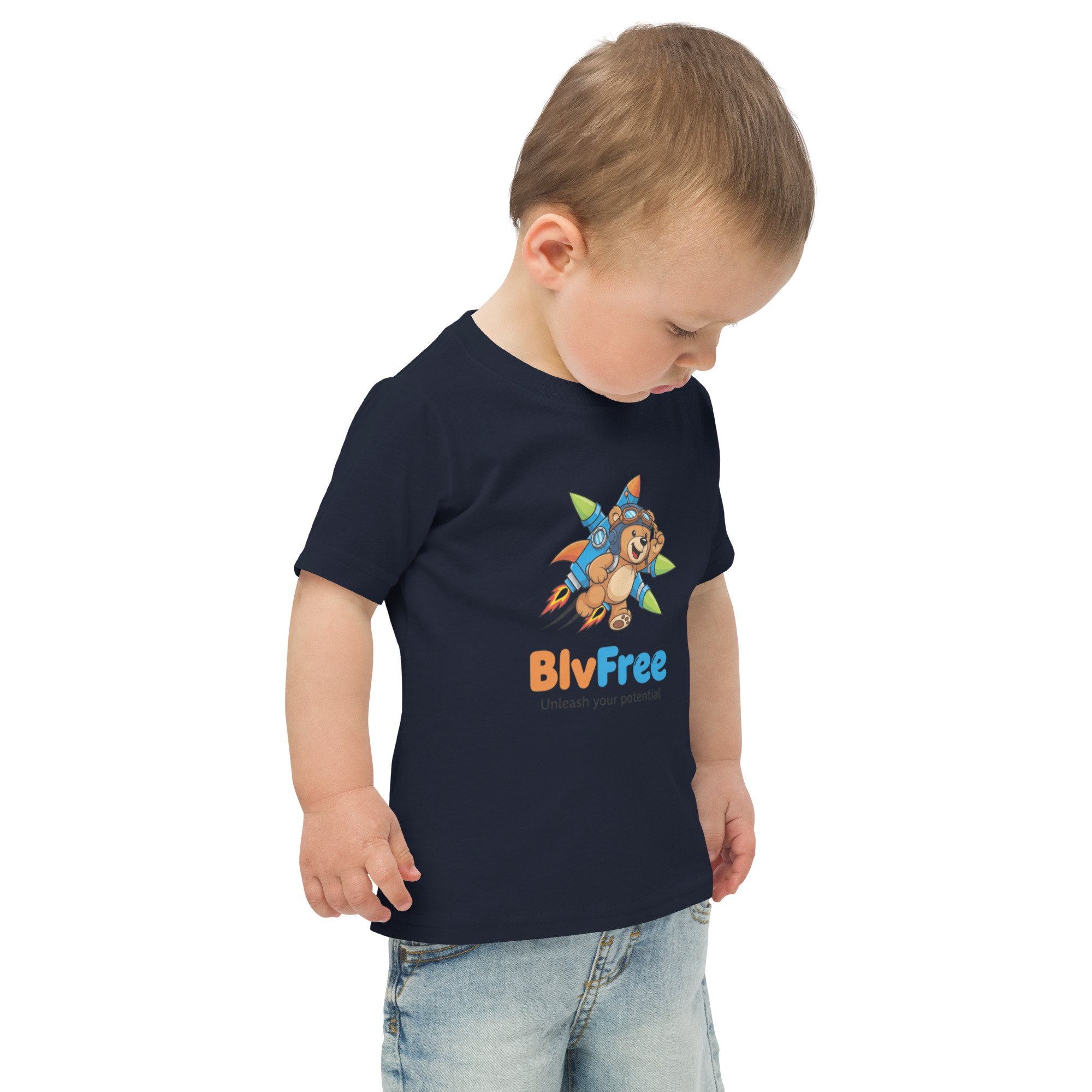 BlvFree “Positive Brand” Sii sempre te stesso | Maglietta in jersey per bambini - immagine 6