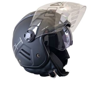 Casco Jet MPH Aire Solid 2.0 Nero Opaco