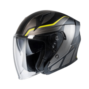Casco Jet MPH Maxi Black Yellow