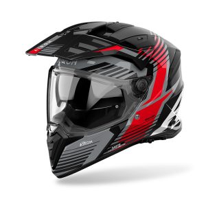 Casco AIROH Bandit Spicy Rosso Lucido